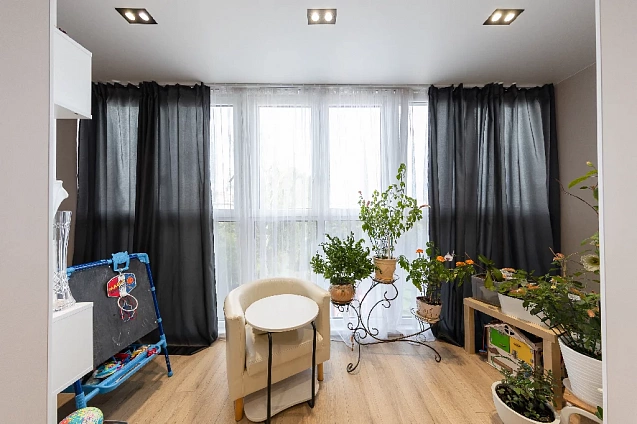 45.4 м², 1-комнатная квартира