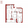70.18 м², 3-комнатная квартира