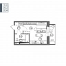 31.94 м², 1-комнатная квартира