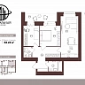 68.28 м², 3-комнатная квартира
