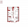 41.3 м², 1-комнатная квартира