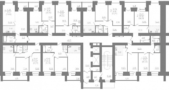 44.74 м², 1-комнатная квартира