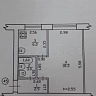 30.2 м², 1-комнатная квартира