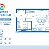 31.76 м², 1-комнатная квартира