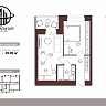 39.9 м², 2-комнатная квартира