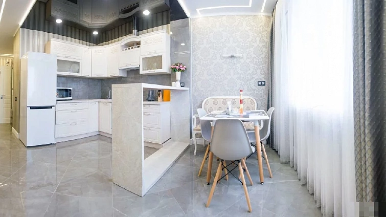 50 м², 1-комнатная квартира