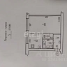 30.9 м², 1-комнатная квартира