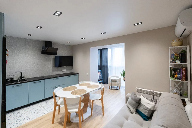 45.4 м², 1-комнатная квартира